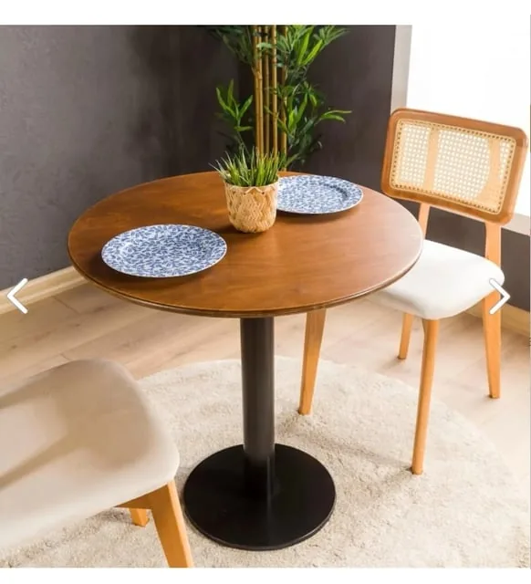 Ahşap bistro masa kiralama yuvarlak masa modeli