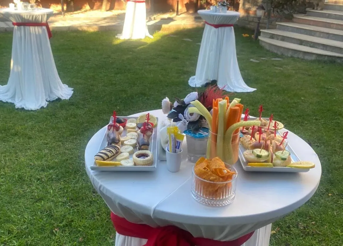 İkramlı kokteyl masası kiralama catering sunumu