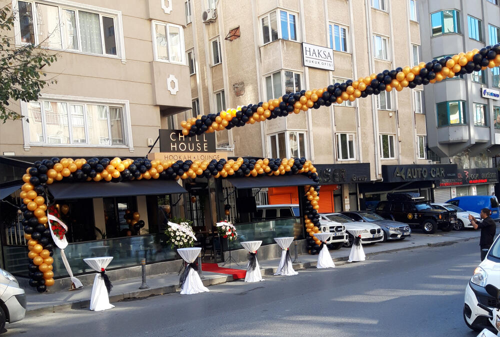 Açılış Kokteylli Balon Süsleme Fiyatları
