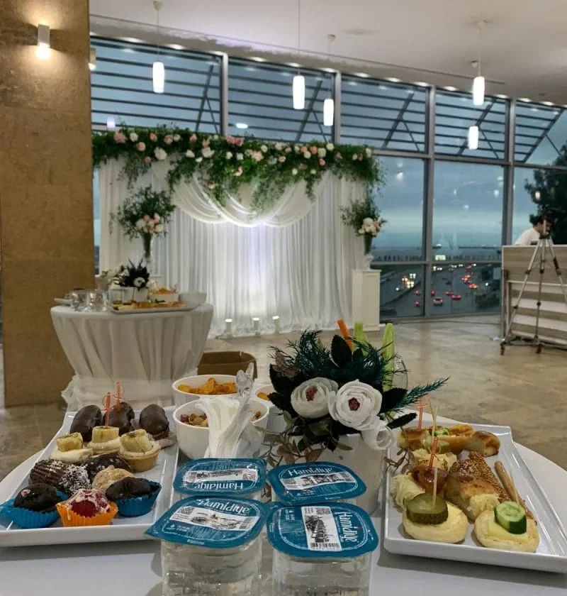 Nikah Kokteyl Organizasyonu Catering Masası - Organizasyon Ajans