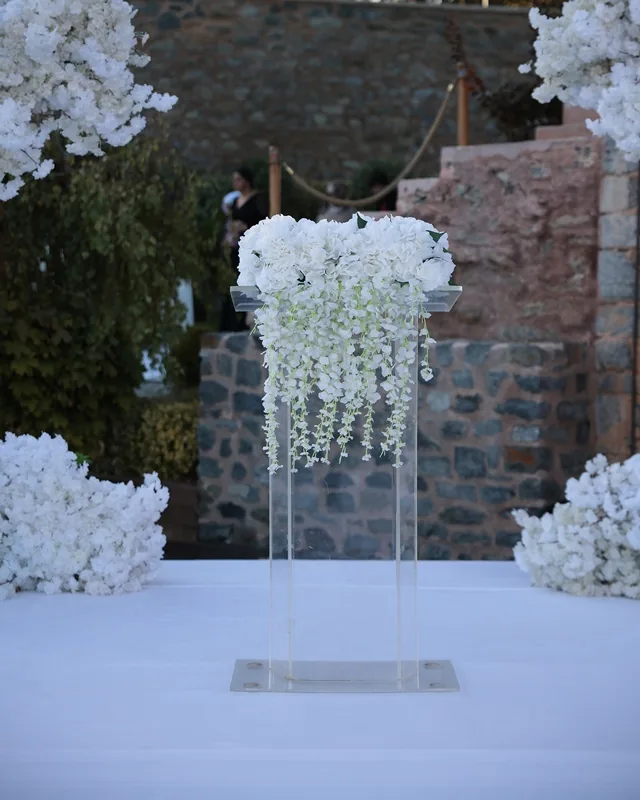 Nikah açılış ve konuşma için pleksi kürsü kiralama