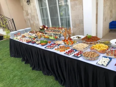 Açık büfe servis masası kiralama catering ikram organizasyonu