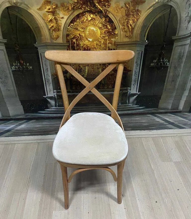 Ahşap Thonet tipi sandalye kiralama doğal ahşap davet sandalyesi