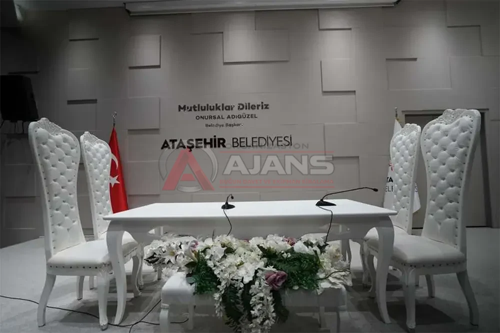 Çiçekli Nikah Masası Kiralama organizasyon görseli