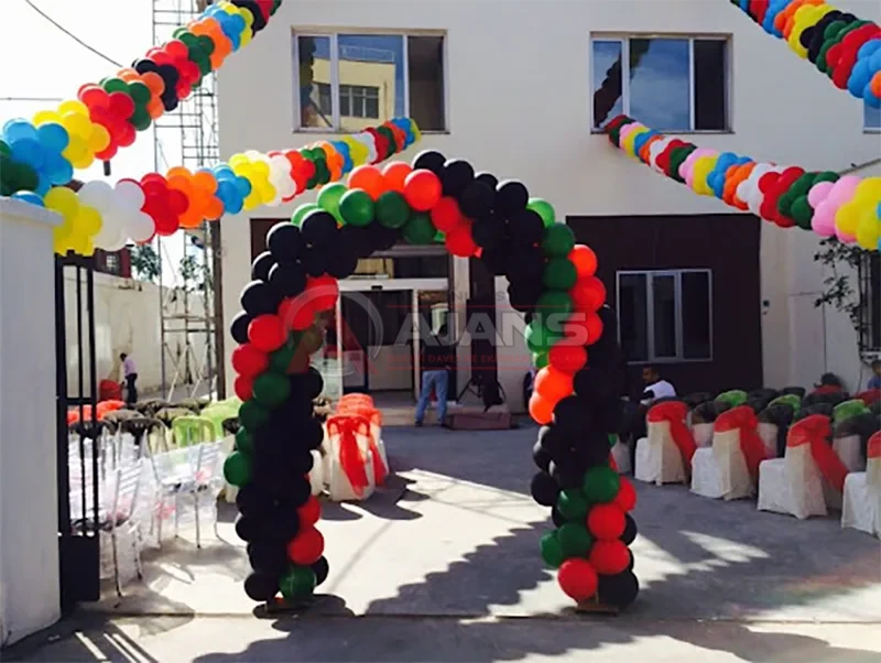 İşyeri açılış kapı kemer balonu