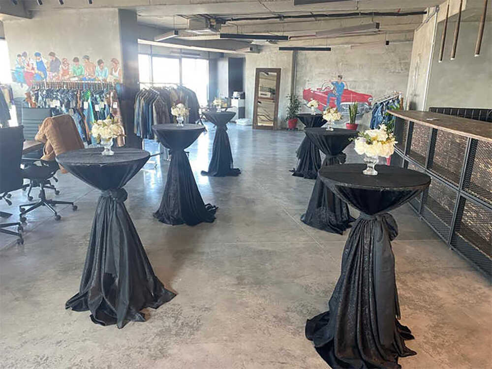 Bar taburesi kiralama, kokteyl masası ve organizasyon ekipmanları görseli - Bar Taburesi Kiralama